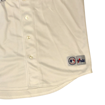 Majestic - Anaheim Angels Vintage Y2K White Baseball Jersey