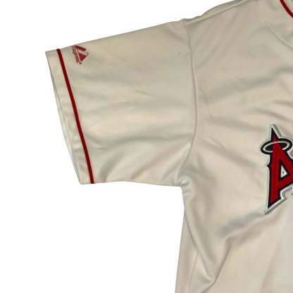 Majestic - Anaheim Angels Vintage Y2K White Baseball Jersey