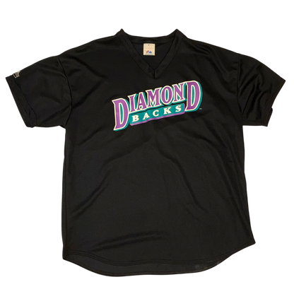 Majestic - Arizona Diamondbacks Black Vintage 90s Jersey