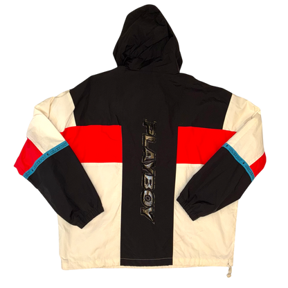 Playboy by Pacsun - Half Zip Multi Color Windbreaker Jacket