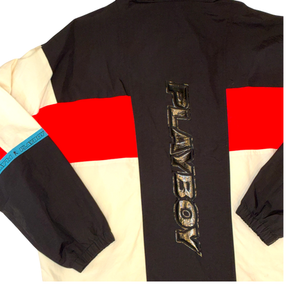 Playboy by Pacsun - Half Zip Multi Color Windbreaker Jacket