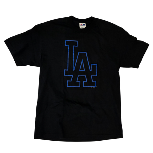 Majestic - Los Angeles Dodgers Vintage 2010 Black Graphic T-Shirt