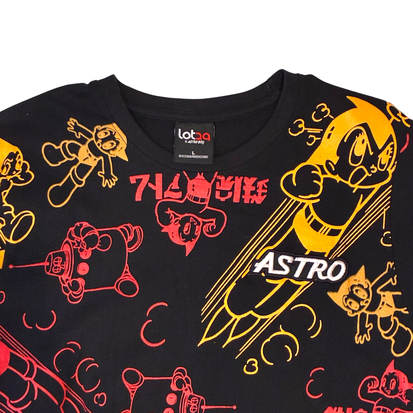 Lot 29 x Astro Boy - Black AOP Graphic Vintage Y2K T-Shirt