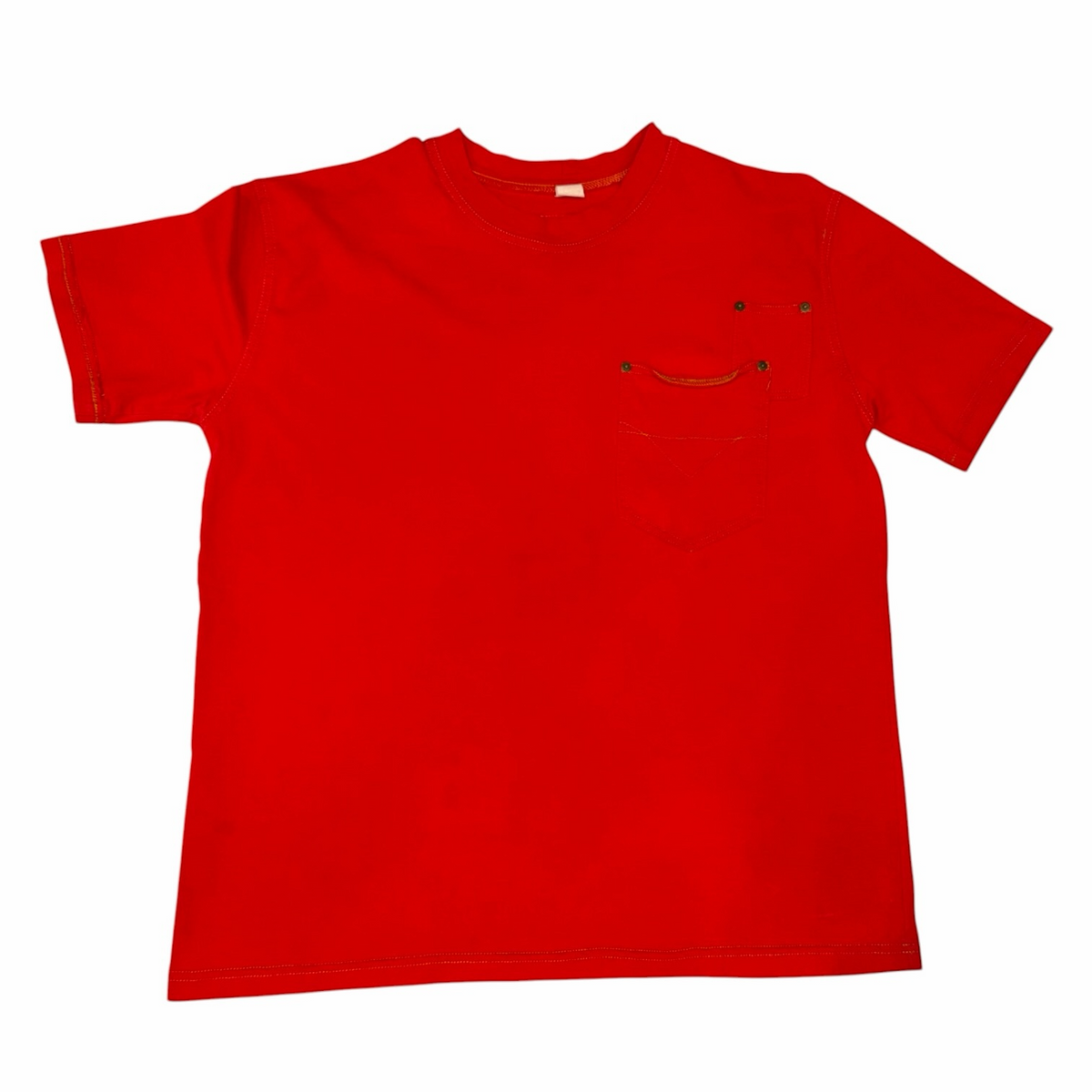 C'Est Toi - Red Pocket Vintage 90s T-Shirt