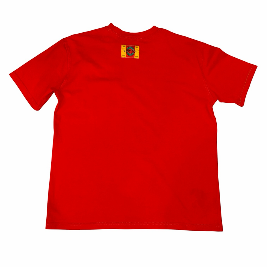 C'Est Toi - Red Pocket Vintage 90s T-Shirt