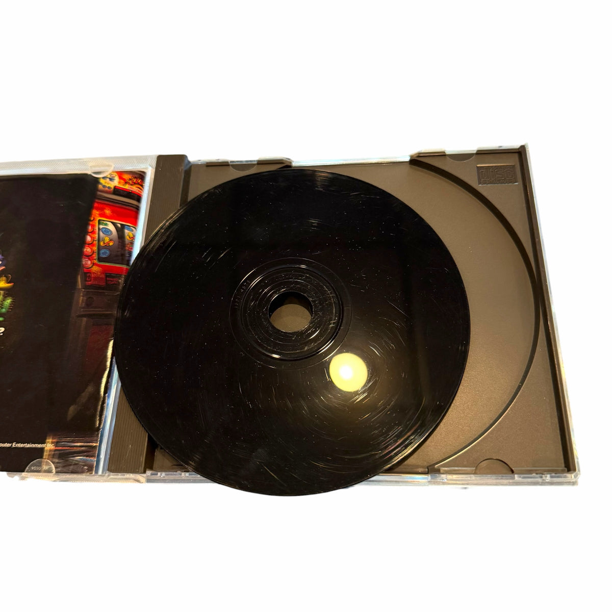 Vangsworld, Inc Aruze Kingdom 2 PlayStation game disc inside its original black plastic jewel case