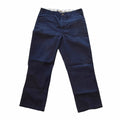 Vangsworld, Inc BEN DAVIS navy blue durable workwear pants with a straight-leg cut and signature branded waistband.