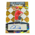 Vangsworld, Inc 2024 Caden Dana Leaf Metal Diamond Wonders 1/1 autographed baseball card with gold diamond pattern