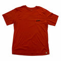 Vangsworld, Inc Carhartt orange short sleeve cotton t-shirt with a chest pocket and crew neck