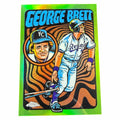 Vangsworld, Inc George Brett Ultra Violet All Stars Topps Chrome baseball card with green holographic finish