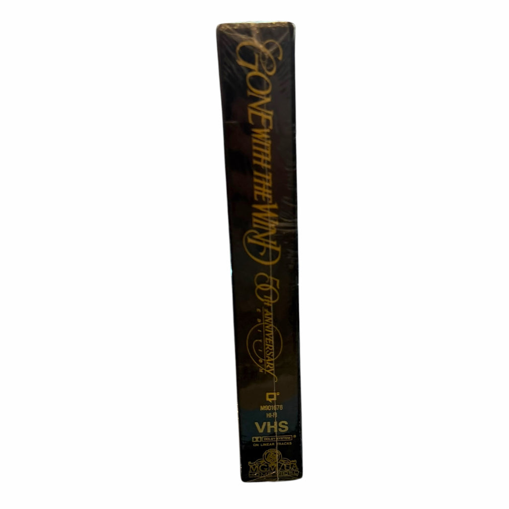 Vangsworld, Inc Gone With The Wind 50th Anniversary Edition VHS tape in factory-sealed black packaging
