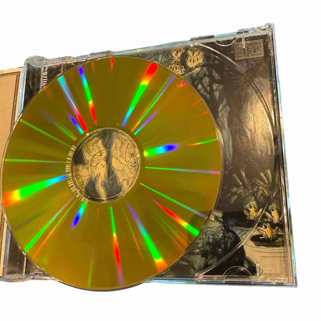 Vangsworld, Inc. The Haunted Mansion 30th Anniversary limited edition CD with a gold reflective clock-face disc design.