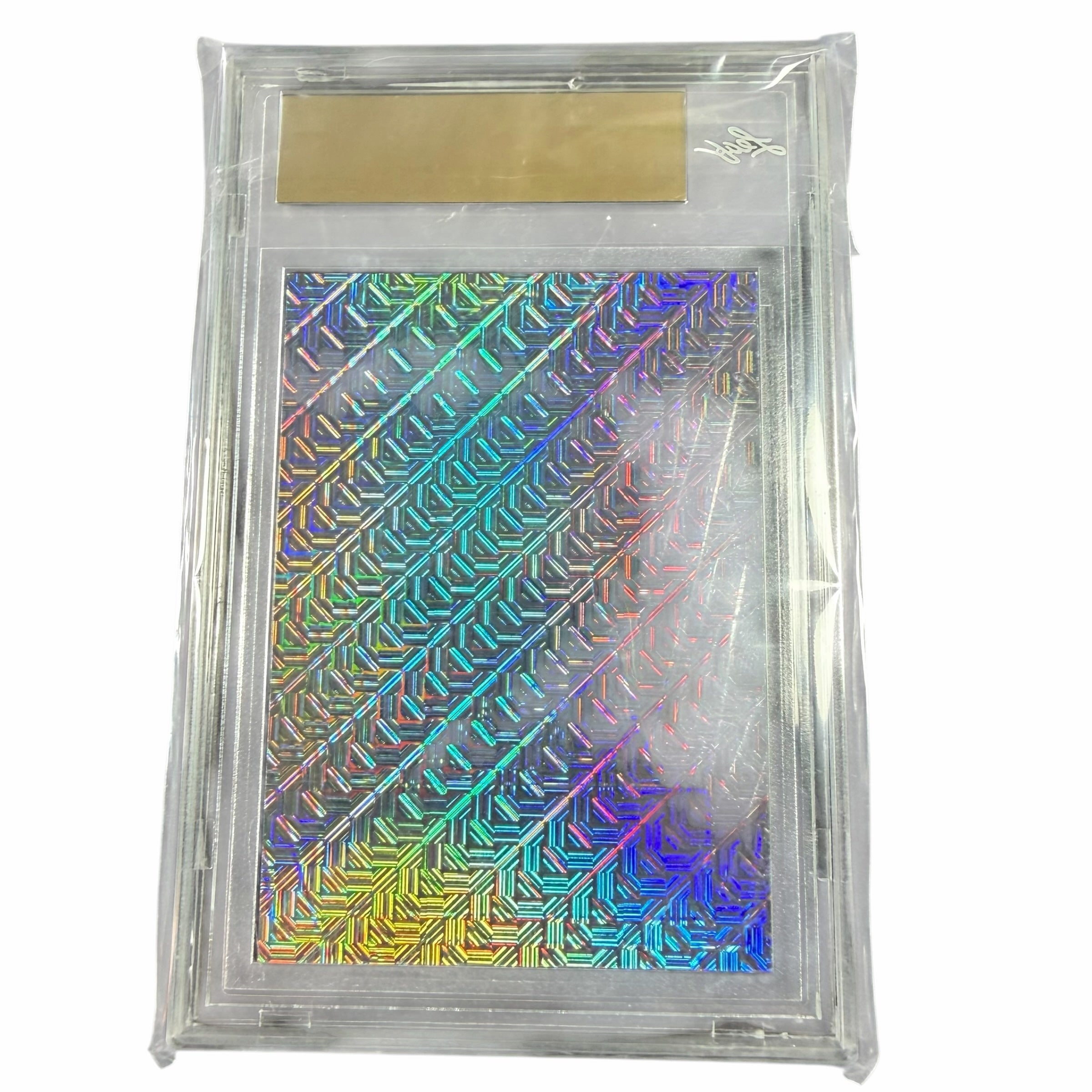 Vangsworld, Inc 2024 Leaf Metal Kyle Teel autographed 1/1 Mojo Black baseball pre-production proof card in a slab