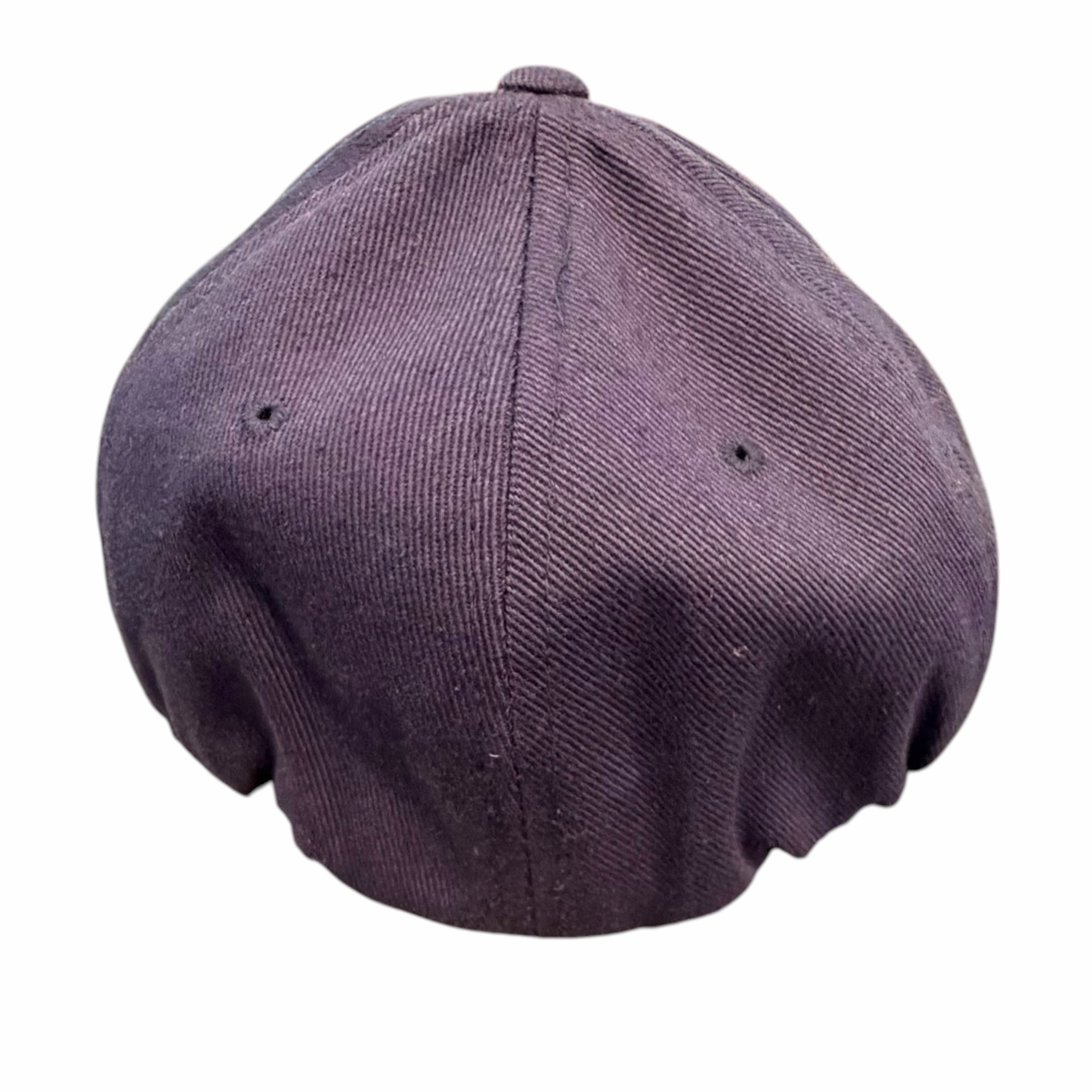Vangsworld, Inc navy blue cotton twill baseball cap with a structured six-panel design and ventilation eyelets