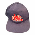 Vangsworld, Inc navy blue cotton twill baseball cap with red and white embroidered Jinco Jeans logo
