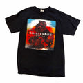 Vangsworld, Inc black cotton OneRepublic Native Summer Tour graphic t-shirt with fiery album artwork on the front