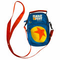 Vangsworld, Inc blue nylon Pixar Fest crossbody bag with orange strap and iconic Pixar ball design