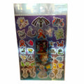 Vangsworld, Inc Pokémon Center sticker sheet featuring various legendary Pokémon characters on a cosmic background