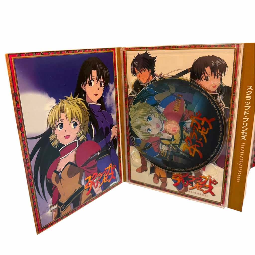 Vangsworld, Inc Scrapped Princess complete anime DVD set featuring Pacifica, Shannon, and Raquel on the disc and case