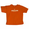 Vangsworld, Inc burnt orange University of Texas Longhorns cotton crewneck t-shirt with white graphic logo