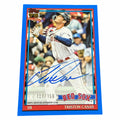 Vangsworld, Inc 2026 Topps Triston Casas autographed baseball card with blue border and 101/150 numbering.