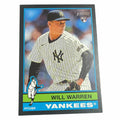 Vangsworld, Inc 2024 Topps Heritage Will Warren rookie baseball card featuring the New York Yankees pitcher in uniform.