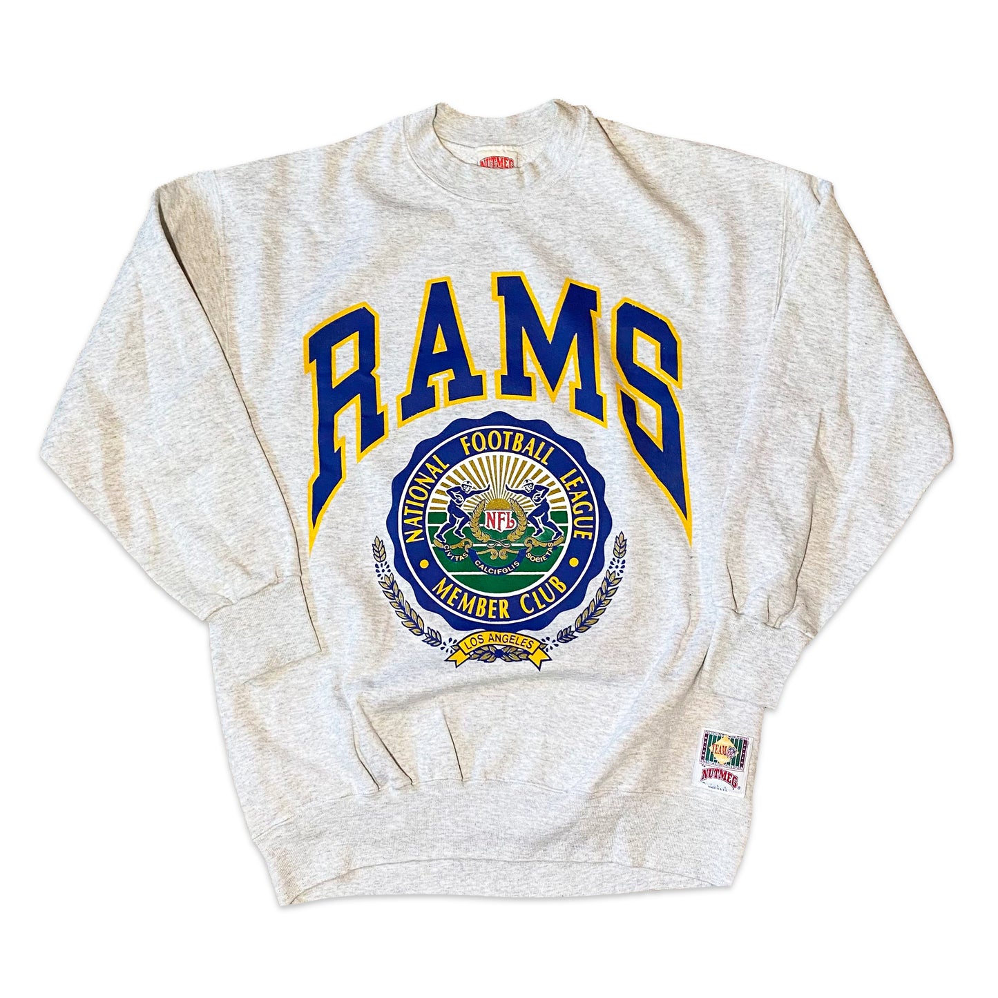 Vintage 80s LA Rams Sweatshirt XL Deadstock Pickler 87 Big Helmet, The  Clothing Vault