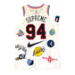 Supreme x Nike/NBA - Teams Authentic White Jersey