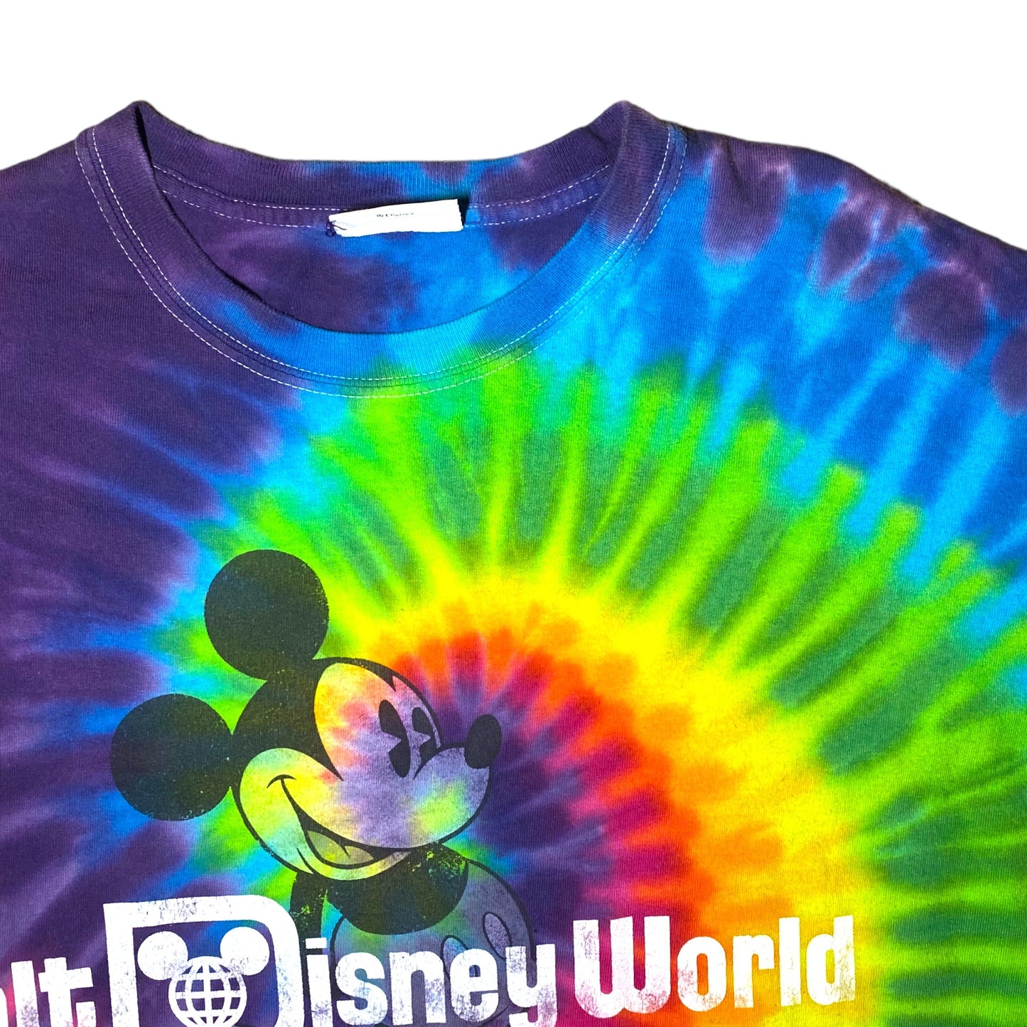 Walt Disney World - Tie Dye Mickey Graphic Vintage T-Shirt